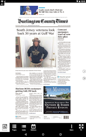 Burlington County Times Print Edition Screenshot 3