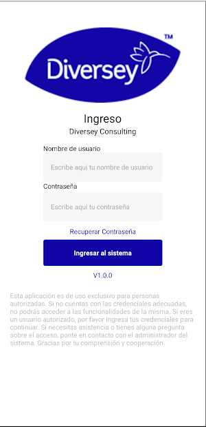 DiverseyDroid Consulting Screenshot 0