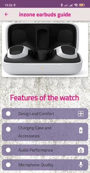 inzone earbuds guide Screenshot 0