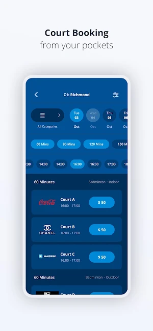 Clearonebadminton Screenshot 2