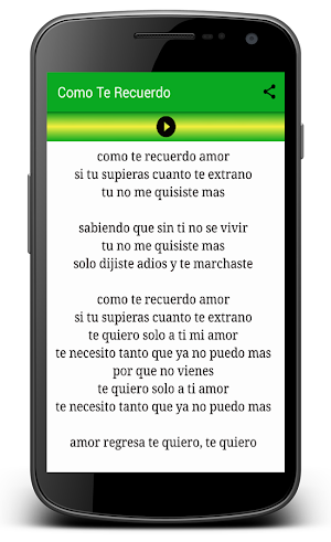Musica Los Temerarios Screenshot 2