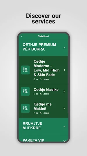 Top Barber Albania Screenshot 1