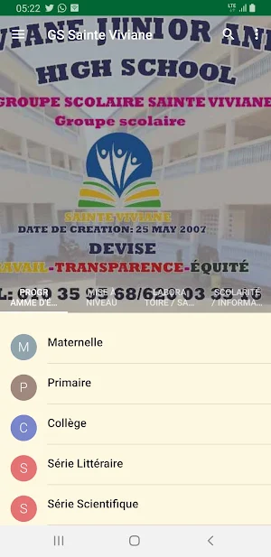 GS Sainte Viviane - N'Zérékoré Screenshot 0