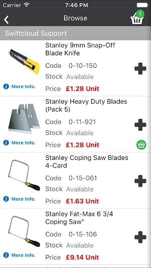 Ace Fixings Screenshot 2