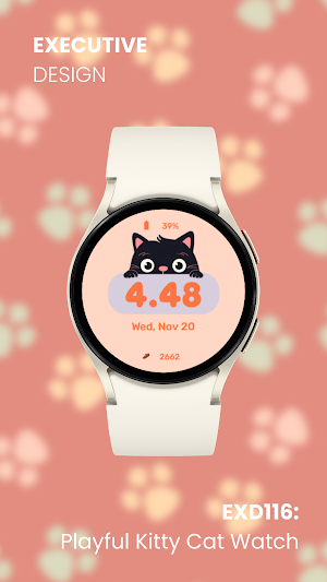 EXD116: Playful Kitty Cat Face Screenshot 2