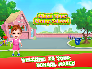 Keep Your School Clean - Girl School Cleaning Game Screenshot 0
