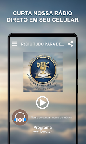 Rádio Tudo Para Deus Screenshot 0