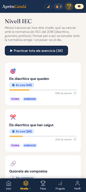 AprènCatalà: learn Catalan Screenshot 2