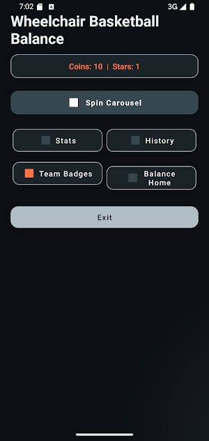 Wheelchair Basketball Balance Screenshot 0