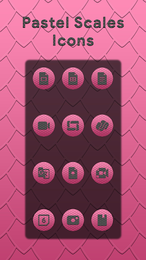 Scales Gray On Pink Icons Screenshot 1
