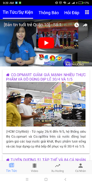 Quận 10 Portal Screenshot 1