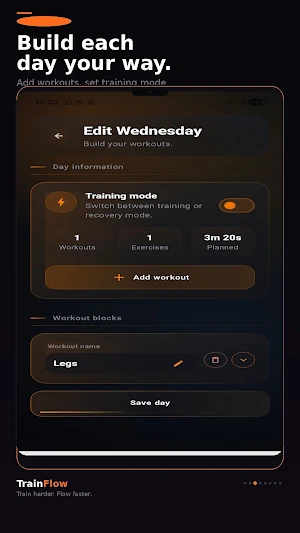 Tabata Timer & HIIT: TrainFlow Screenshot 2