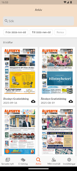 Älvsbyn Gratistidning Screenshot 1
