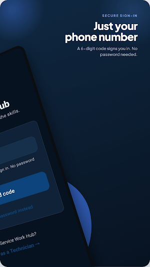 Service Work Hub Screenshot 1