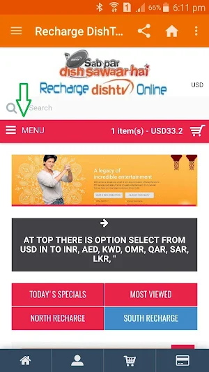 Recharge DishTv Online Screenshot 1