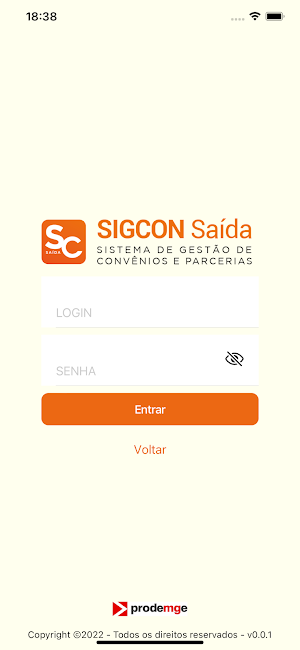 SIGCON Saída - MG Screenshot 3