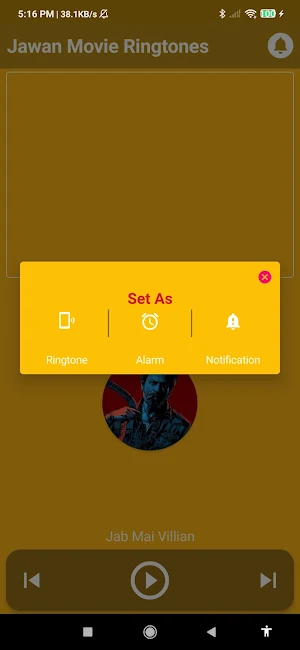 Jawan Movie Ringtone Screenshot 3