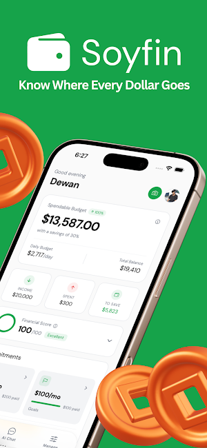 SoyFin: Budget & Money Tracker Screenshot 0