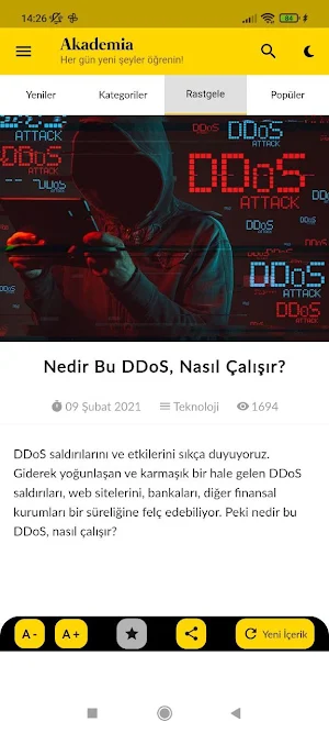 Akademia - Makale Oku ve Öğren Screenshot 3