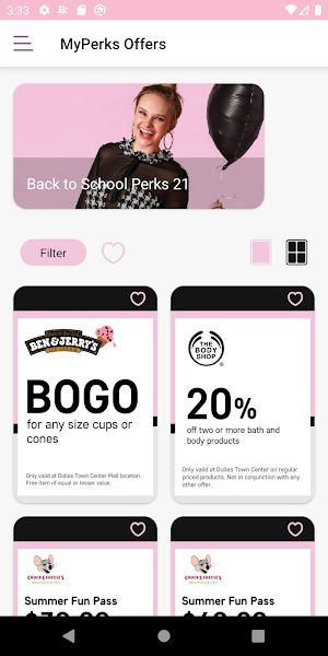 Dulles Town Center MyPerks Screenshot 1