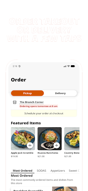 The Brunch Corner Screenshot 0