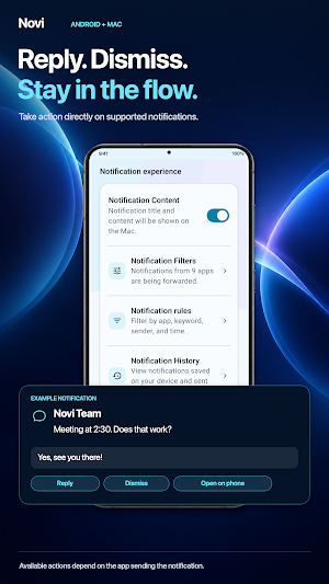 Novi: Android–Mac Ecosystem Screenshot 2