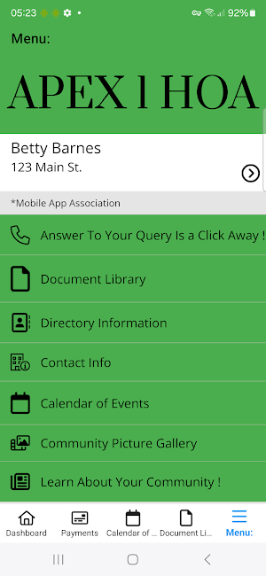 Apex 1 HOA Management Screenshot 3