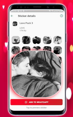 wasticker love Screenshot 3