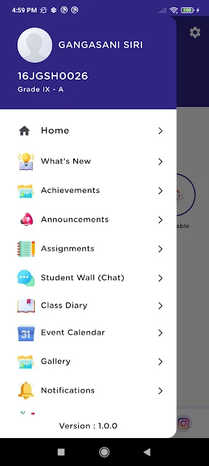 Johnson Grammar School ICSE Screenshot 3