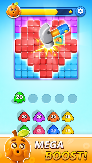 Orange Flow! Pixel Loop Screenshot 2