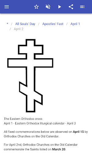 Eastern Orthodox liturgical days Screenshot 3