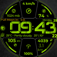 Digital Watch Face CUE003