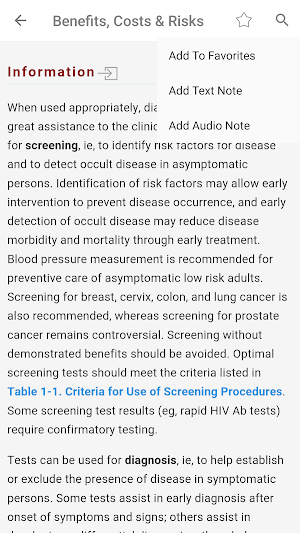 Guide to Diagnostic Tests Screenshot 1