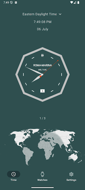 World Clock with Timezone Screenshot 0