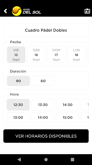 Padel Del Sol Screenshot 3