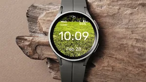 Green Lawn Watch Face Screenshot 1