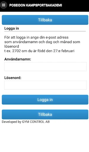 Poseidon Kamsportsakademi Screenshot 1