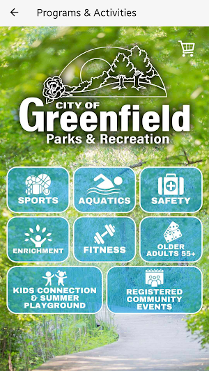 Greenfield WI Parks & Rec Screenshot 1