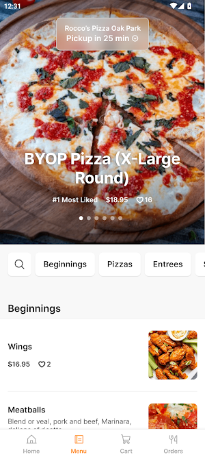 Rocco’s Pizza Screenshot 1