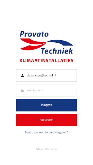 Provato Techniek Screenshot 1