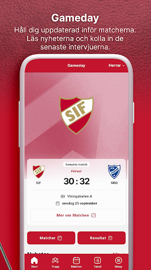Skånela IF - Gameday Screenshot 1
