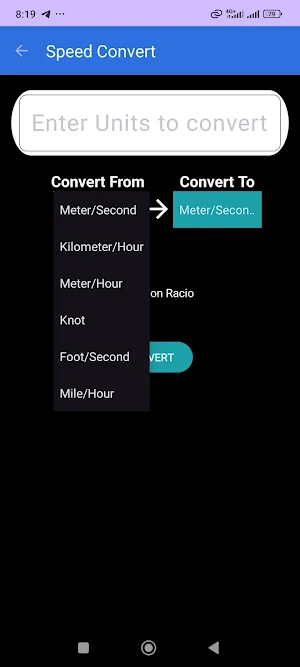 R - Speed Converter Screenshot 0