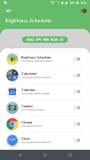 Brightness Manager - brightness per app manager Screenshot 0