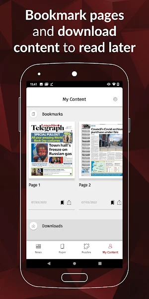 Lancashire Telegraph Screenshot 2