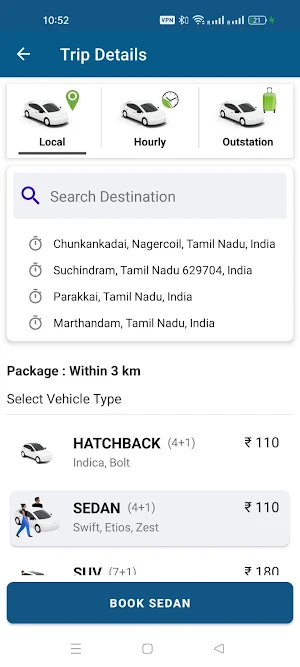 Delta Taxi - Trichy Screenshot 2