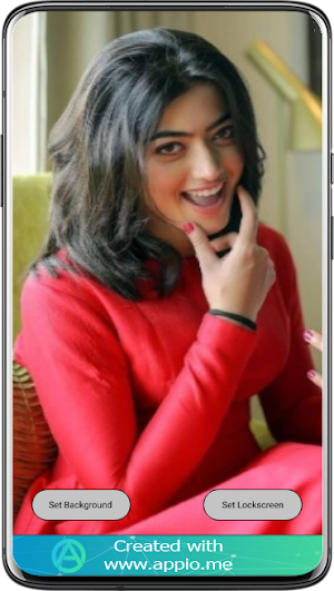 Rashmika Mandanna Hd Wallpaper Screenshot 2