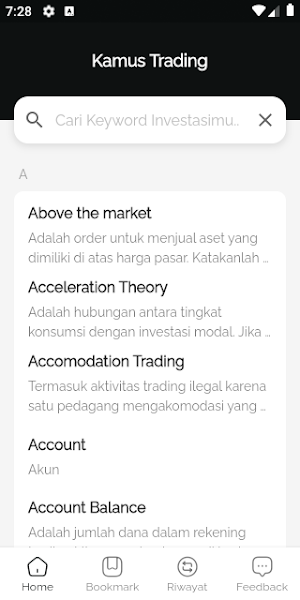 Kamus Trading Screenshot 0