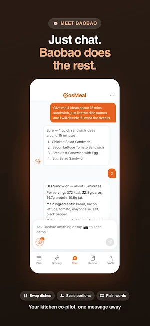 CosMeal: AI Meal Planner Screenshot 1