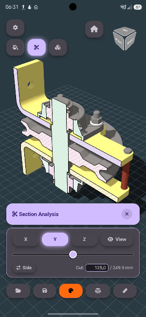 RE:solid STL, STEP, CAD Viewer Screenshot 1