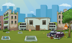 Car Escape From Dilapidated Area Screenshot 0